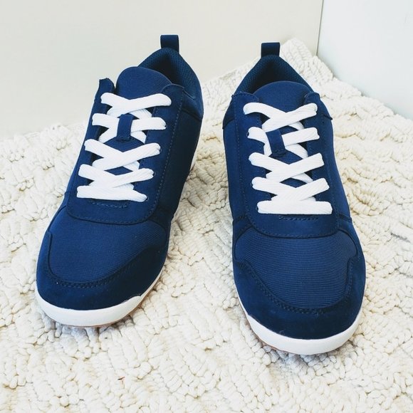 JustFab Shoes Nwt Navy Blue Tennis Track Shoes Sneakers Poshmark